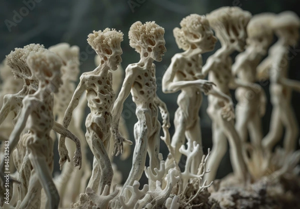 Fototapeta mushrooms in the forest