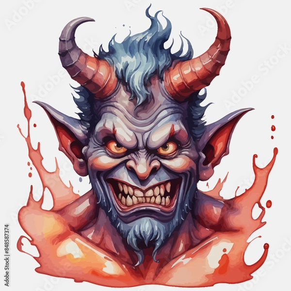 Obraz Devil Ilustration Design Very terrifying