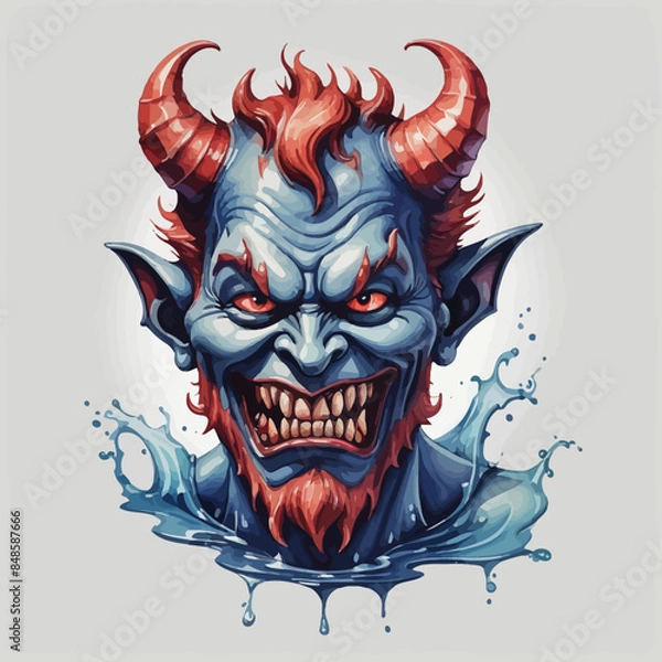 Obraz Devil Ilustration Design Very terrifying