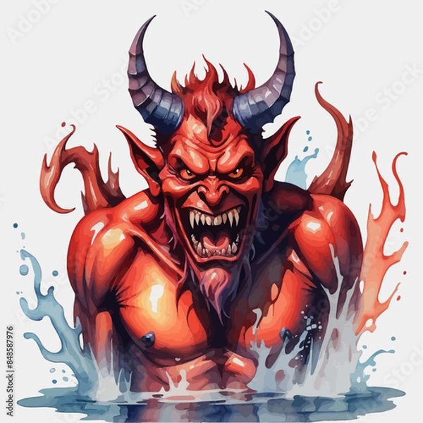 Obraz Devil Ilustration Design Very terrifying
