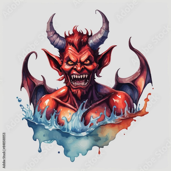Obraz Devil Ilustration Design Very terrifying