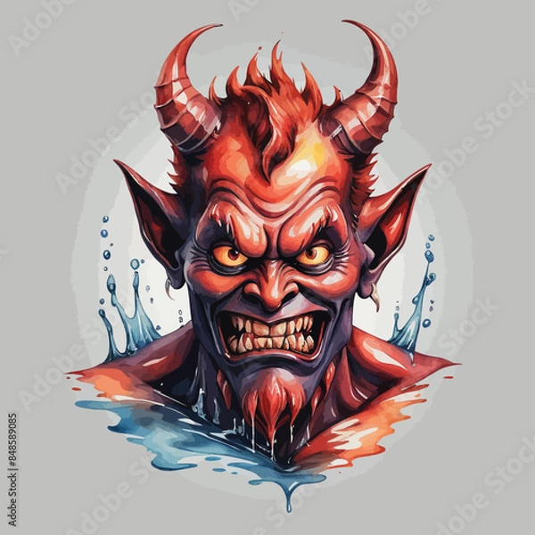 Obraz Devil Ilustration Design Very terrifying