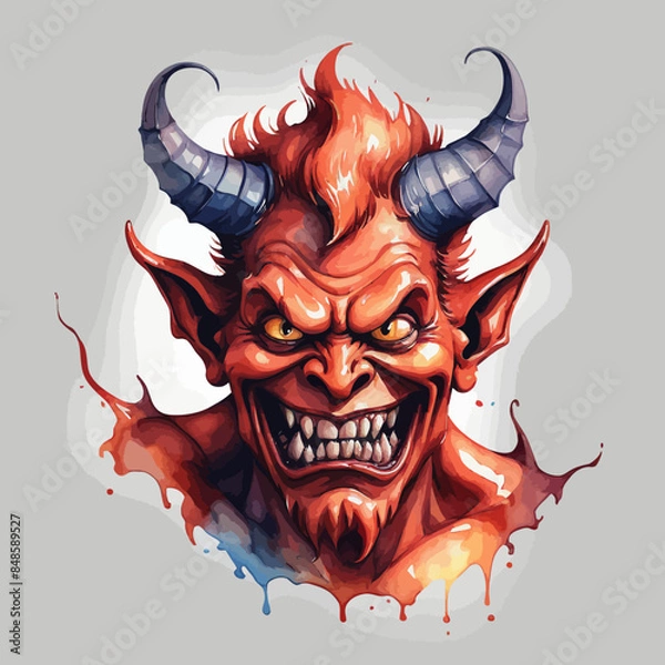 Obraz Devil Ilustration Design Very terrifying