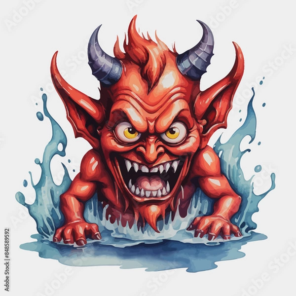 Obraz Devil Ilustration Design Very terrifying