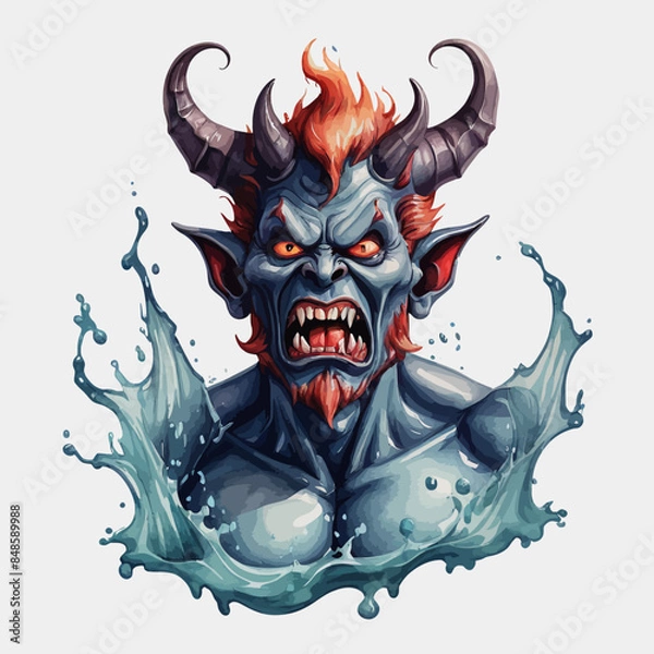 Obraz Devil Ilustration Design Very terrifying