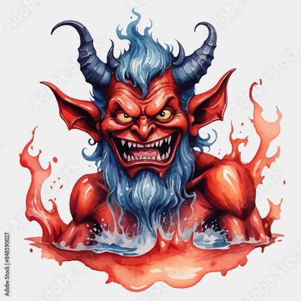 Obraz Devil Ilustration Design Very terrifying