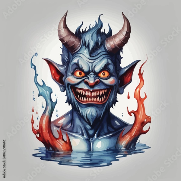 Obraz Devil Ilustration Design Very terrifying