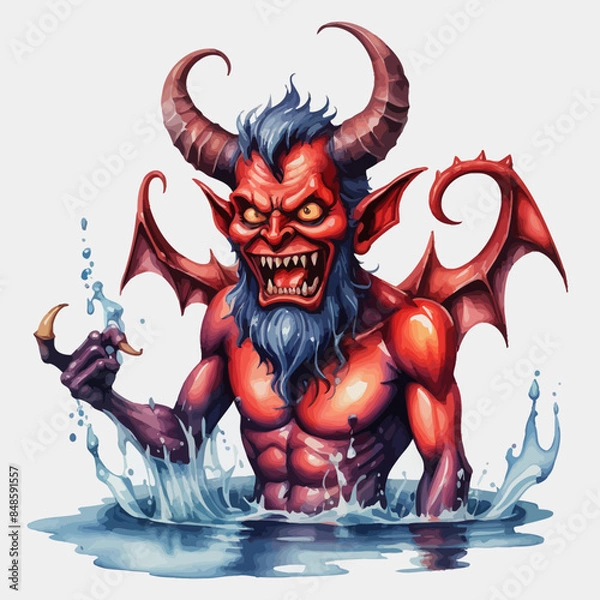 Obraz Devil Ilustration Design Very terrifying