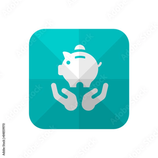 Fototapeta Modern App Button