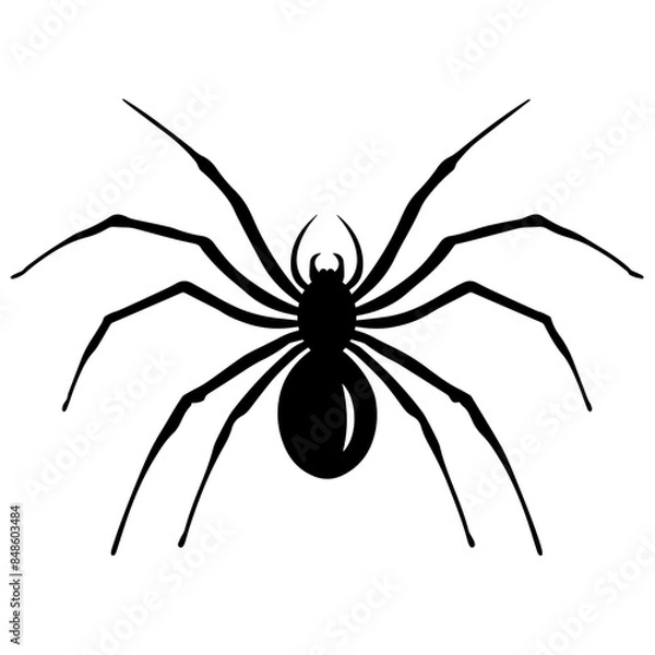 Fototapeta black widow spider