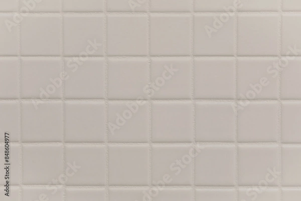 Fototapeta white bathroom tiles