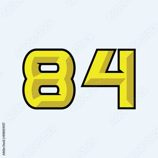 Fototapeta Racing Number