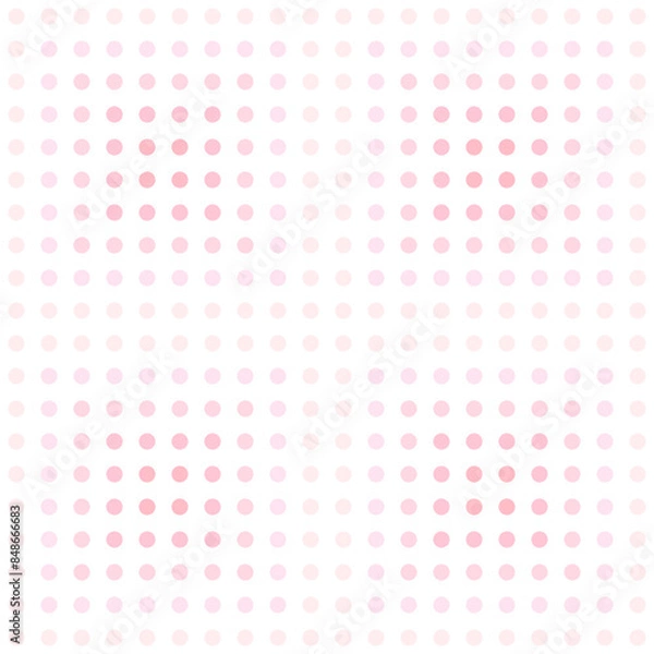 Obraz Sweet pastel polka dot pattern vector. Beautiful geometric seamless pattern. Cute abstract design for fabric, kid cloth, dress, scarf, shirt, skirt, print, cover, card, wrapping, paper, decor.