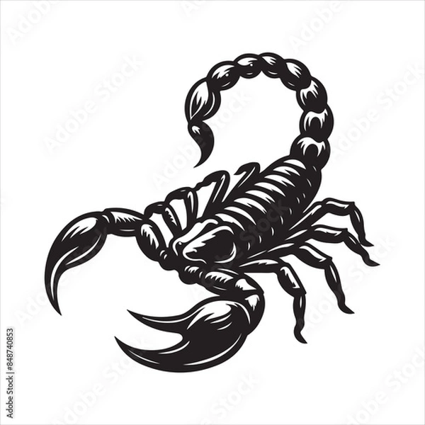 Fototapeta scorpion vector