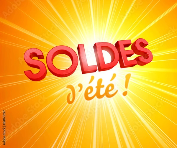 Fototapeta Soldes explosifs
