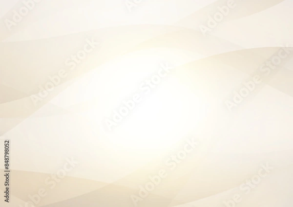 Obraz 明るいベージュの抽象ウェーブ背景