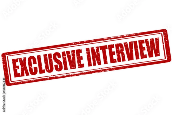 Fototapeta Exclusive interview