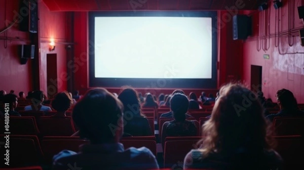 Fototapeta Arthouse Cinema: Exploring Indie Films and Director's Cut in Low-Budget Movie Productions at Film Festivals