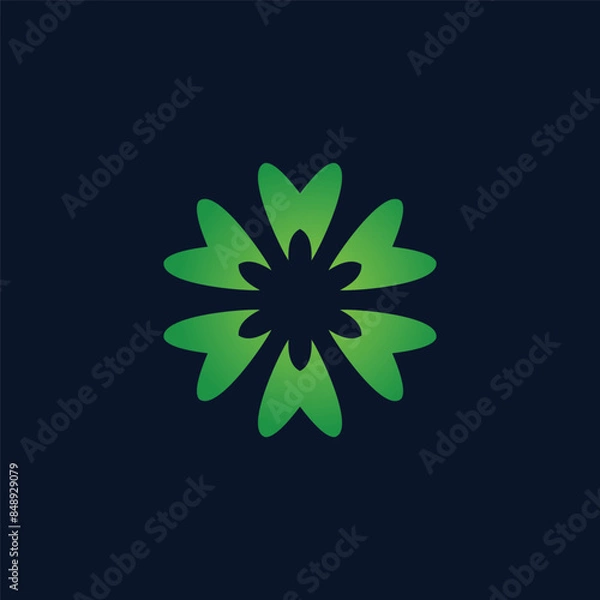 Obraz tooth Logo Vector Design circular