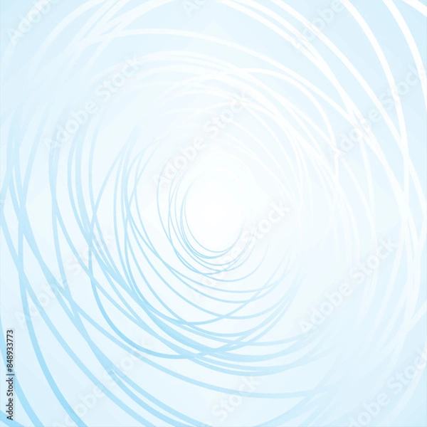 Obraz Abstract blue background with circles. Eps10 vector