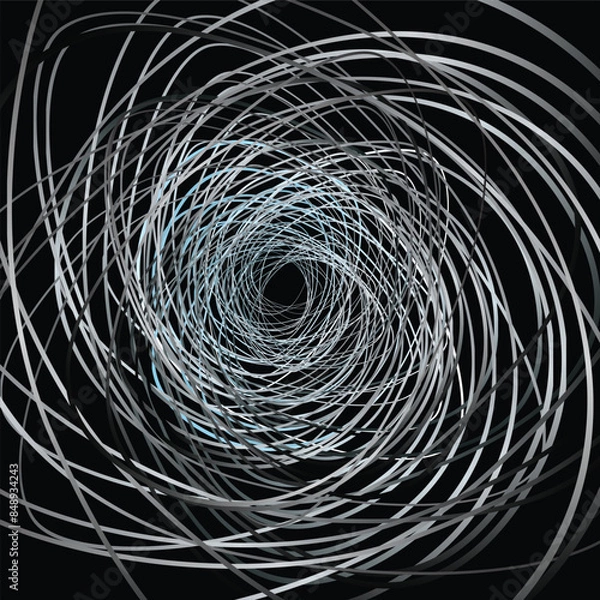 Obraz swirling, circular, coil, circle, coiling pattern.