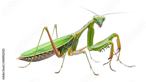 Fototapeta Mantis on transparent background