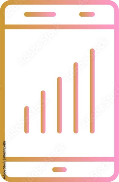 Obraz Cell Signal Vector Icon