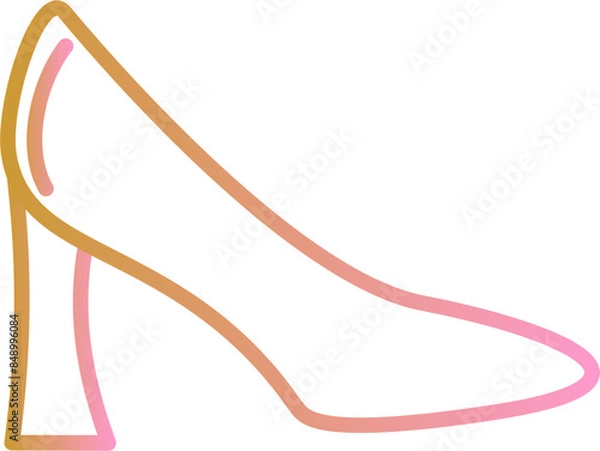 Fototapeta Stilettos Vector Icon