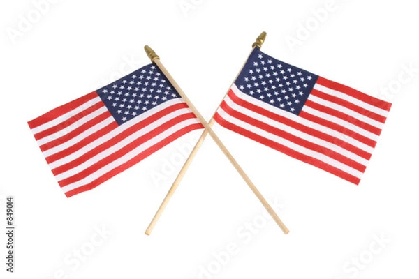 Obraz american flags