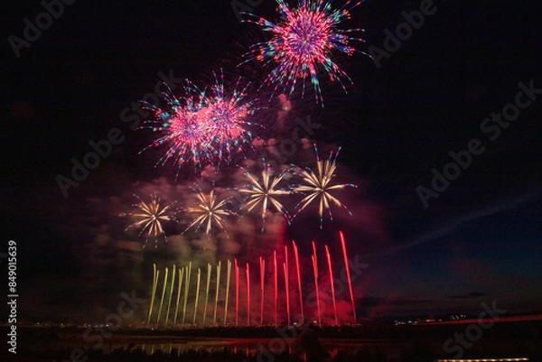 Obraz 日本の有名な長岡花火大会