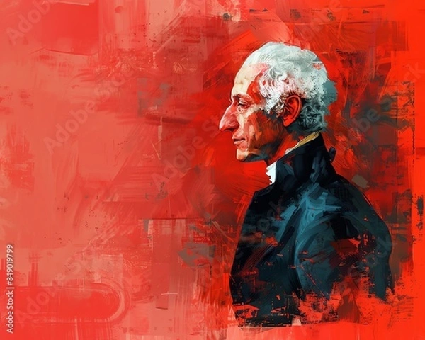 Fototapeta Interpret Kant s moral philosophy through minimalist art forms