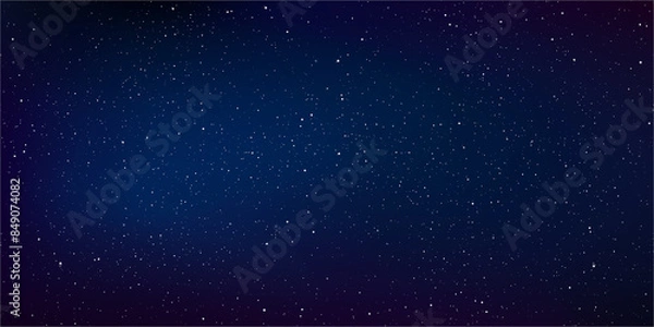 Obraz night blue sky