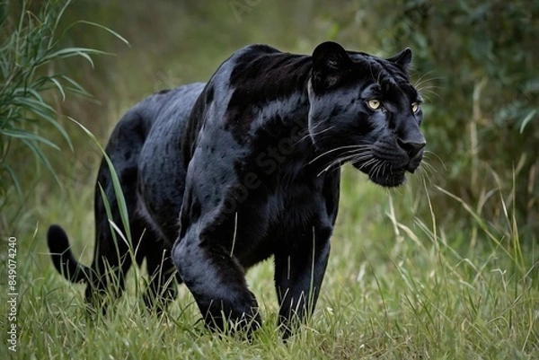 Fototapeta An image of a Panther