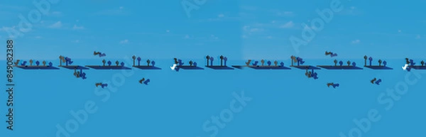 Obraz dino no internet game