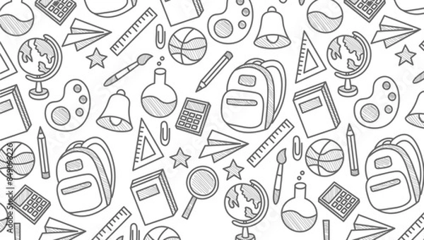 Fototapeta school and education themed background