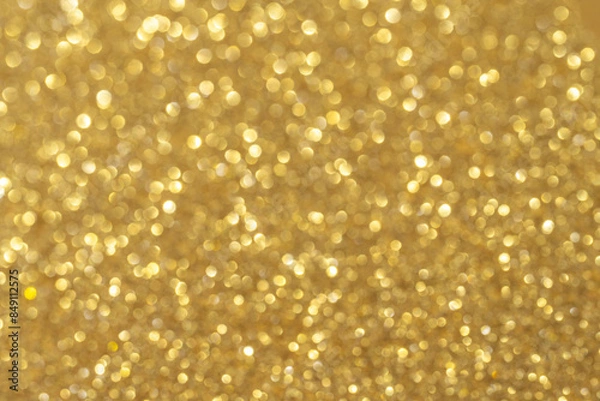 Obraz ゴールドキラキラ玉ボケ
