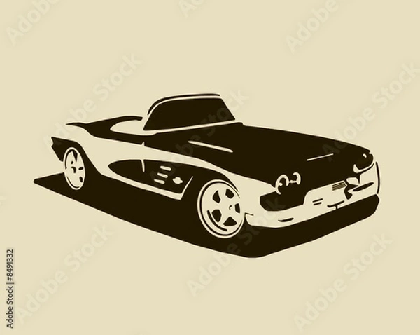 Fototapeta Car Retro Version