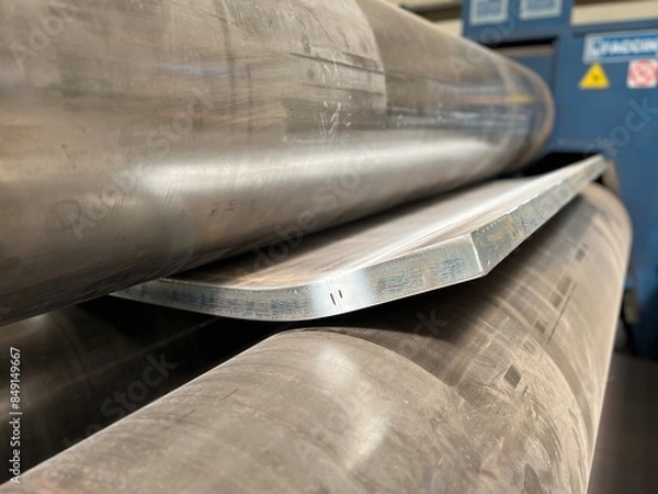 Obraz steel plates bending