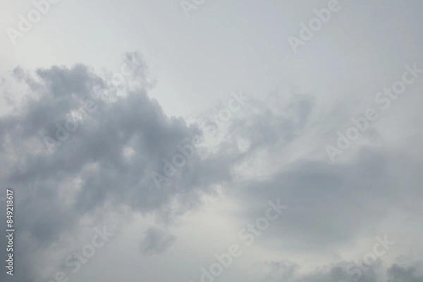 Obraz grey clouds in the sky, natural background
