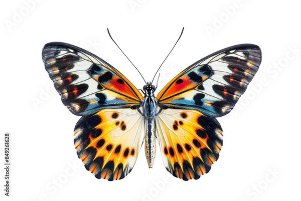 Fototapeta Wing Optics Butterfly Beautiful Color Isolated on Transparent Background