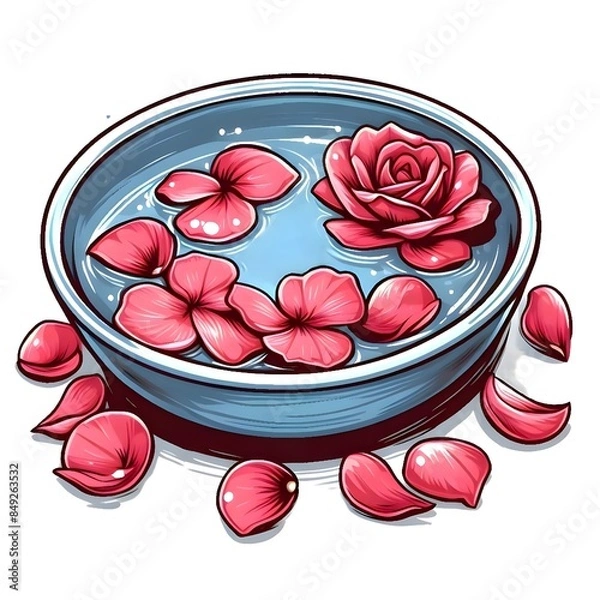 Obraz pink rose petals