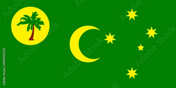 Obraz Flag of the Cocos (Keeling) Islands