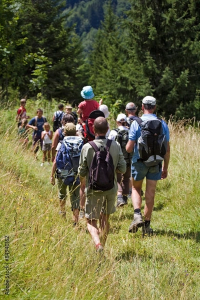 Obraz turystyka piesza