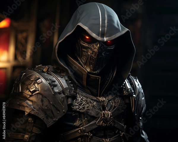 Obraz cyber cowboy future, AI-generated