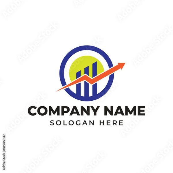 Obraz Grow Logo, Capital Grow Business Logo Vector