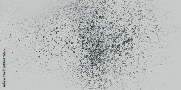 Fototapeta Grey stain rusty metal texture isolated abstract vintage grunge background.