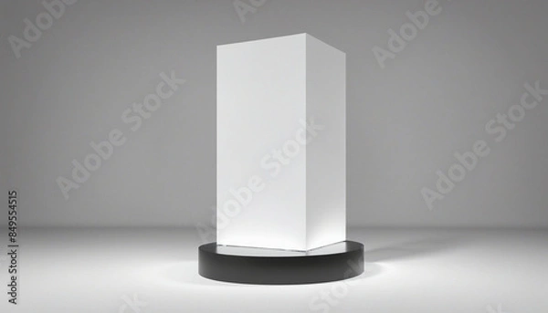 Fototapeta Futuristic digital design showcase in vibrant colors