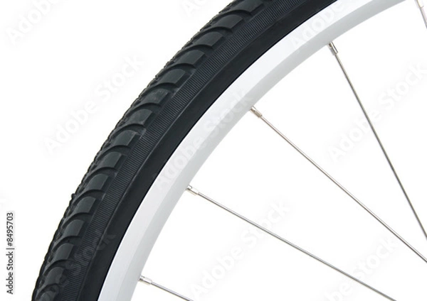 Fototapeta Bicycle tyre