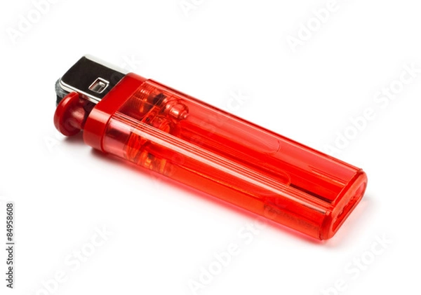 Fototapeta red cigarette lighter