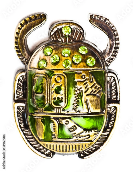 Obraz scarab with gems